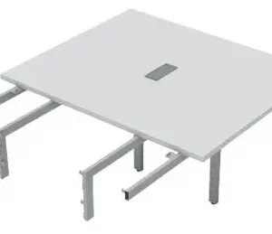 Extensión Para Mesa De Juntas E Link Blanco Aluminio