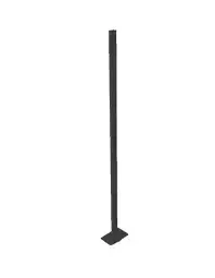 Soporte Rectangular Para Mampara De 160 Cm Estructura Negra